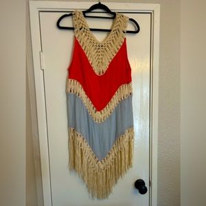 Beach multicolor coverup